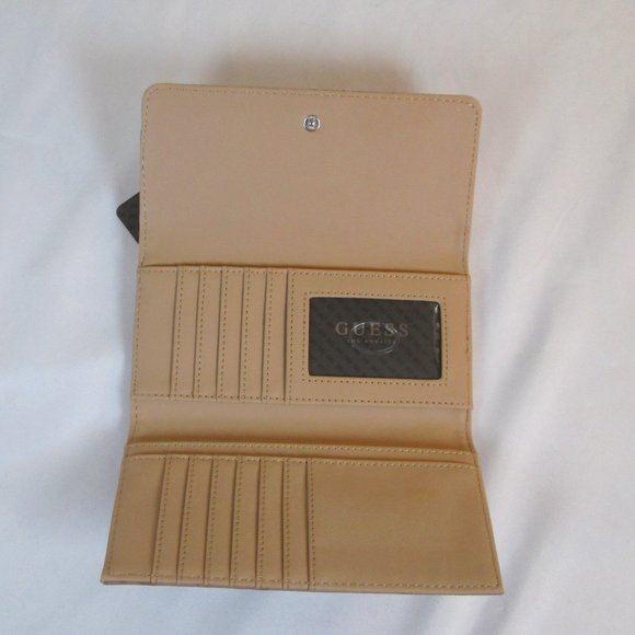 Guess Dusty Mauve Ophelea SLG Slim Tri-fold Clutch Wallet Style SE911051 NWT - Picture 4 of 5